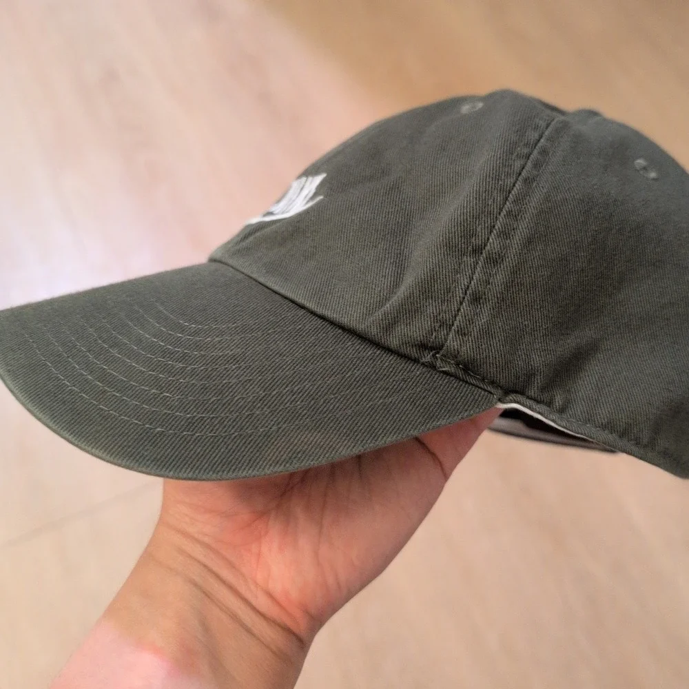Nike Heritage86 Adjustable Hat Olive Green Baseball Cap Leather Strap Mens OSFM